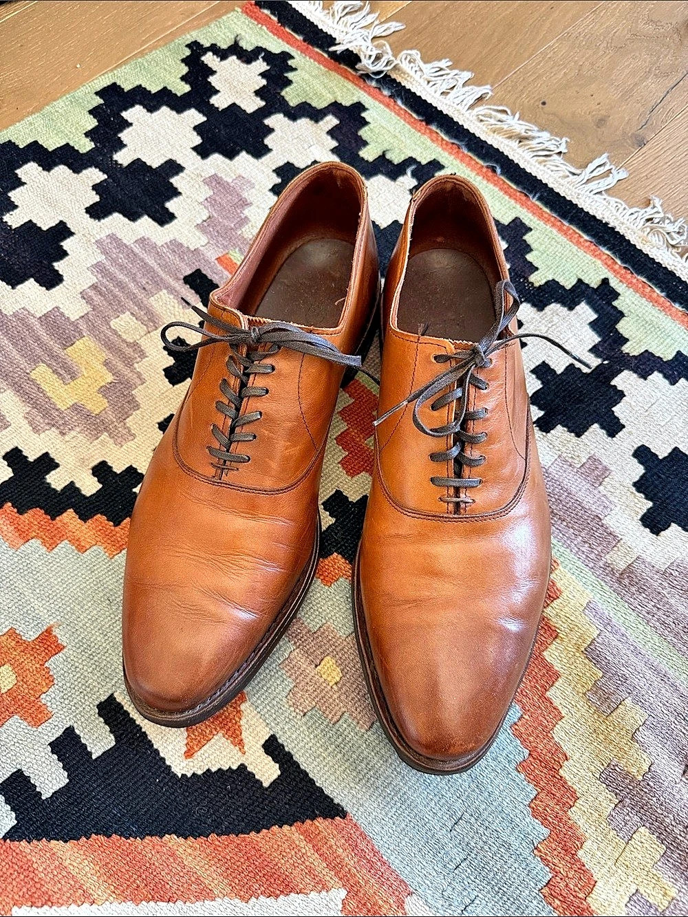 Allen Edmonds Carlyle Plain-Toe Oxford Brown US 11.5